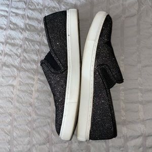 Black sparkle loader size 9